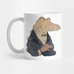 Crocodile gentleman Mug